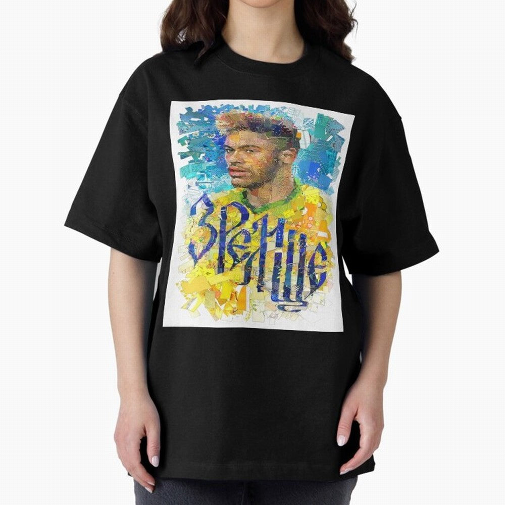 Neymar Illustration Art Framed Art Print Classic T-Shirt Show Your Stadium Side during FIFA World Cup 2026 USA Canada Mexico Connected to CR7 and Messi, Germany Energy, Retro Football Energy, Iconic Rivalries, Trophy Chase Drama and Stadium