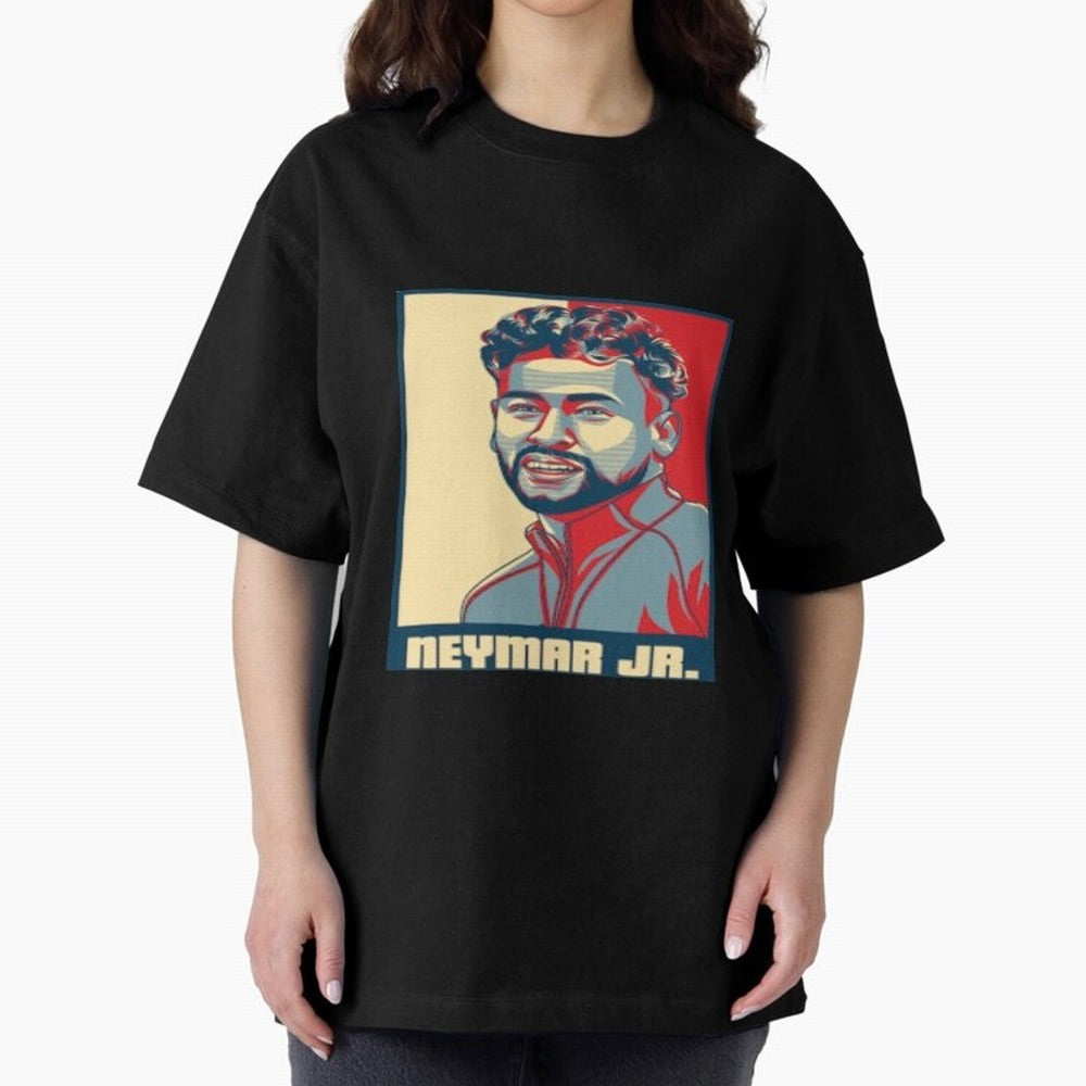 neymar jr al nassr Oversized T-Shirt Celebrate Global Passion for Global Football Passion for FIFA World Cup 2026, Driven by Neymar, Haaland and Cristiano Ronaldo, Brazil, Football Passion, Legendary Performances, Festival Vibes and Supporter