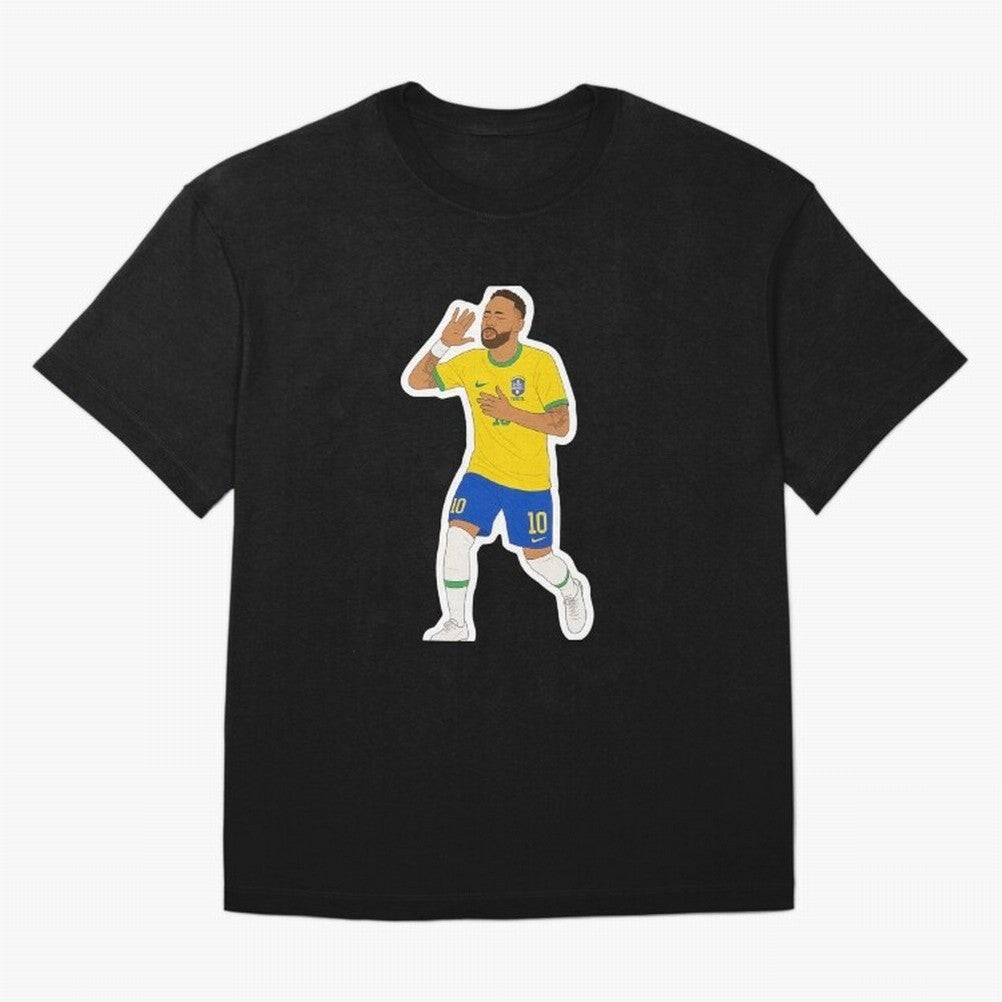 Neymar Jr Oversized T-Shirt Celebrate Fan Culture around FIFA World Cup 2026 Spirit, Centered on Argentina, Messi, Football Festival Excitement, Trophy Ambitions, Country Rivalries and Star Player Buzz; Ideal for Football Dads, Football Moms,