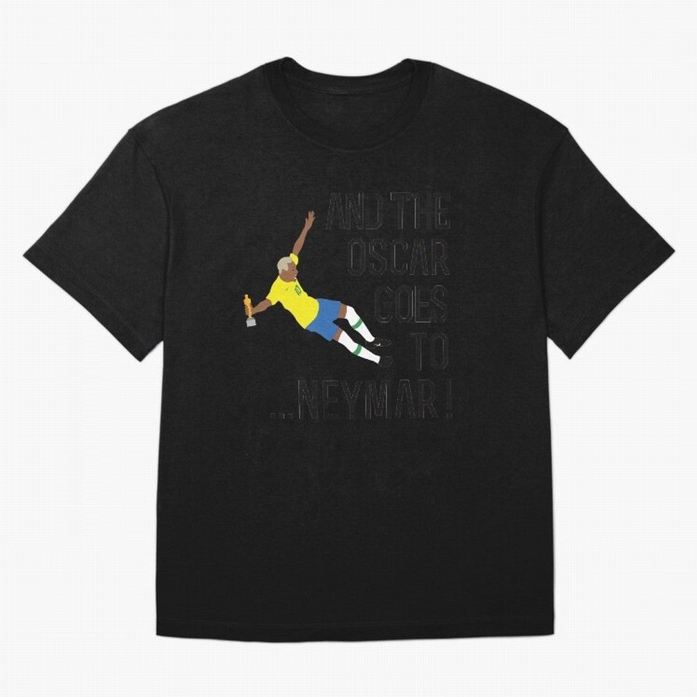 Neymar Diving Oversized T-Shirt Celebrate the Stars of FIFA World Cup 2026 USA Canada Mexico Spirit, Centered on Portugal, Spain and Germany, Messi, Football History, Final Match Energy, Crowd Noise and Once in a Lifetime Moments; Perfect for Fans,
