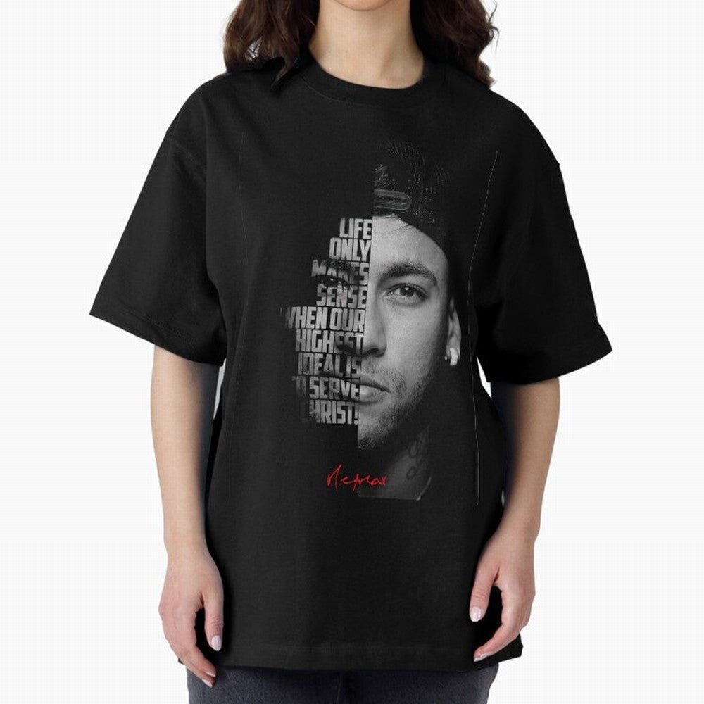 Black and white Neymar Jr quote. Classic T-Shirt Join Match Day Hype around FIFA World Cup 2026, Cristiano Ronaldo, Haaland and CR7, England, Retro Football Energy, Iconic Rivalries, Trophy Chase Drama and Stadium Atmosphere; Great for Watch