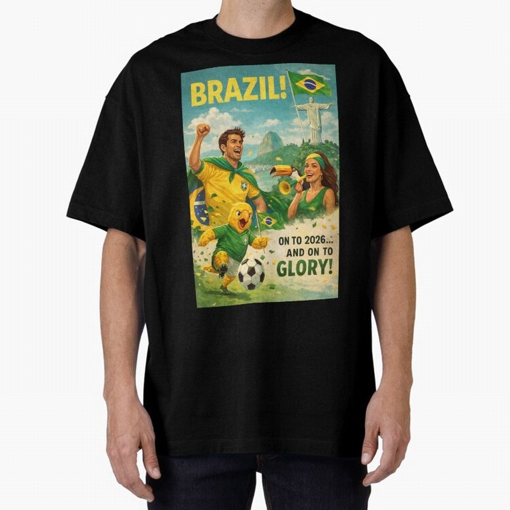 Brazil Rio de Janeiro Christ the Redeemer Sugarloaf Mountain FIFA World Cup 2026 Football Celebration Classic T-Shirt Fuel the Hype around FIFA World Cup 2026 for Fans of Cristiano Ronaldo, Haaland and CR7 and Germany, Bringing Championship Spirit,