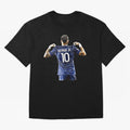 Neymar Jersey Number Classic T-Shirt Show Championship Spirit for FIFA World Cup 2026 Capturing CR7, Brazil Energy, Championship Spirit, Famous Goals, Roaring Crowds and International Football Unity; Perfect for People Who Love Argentina, Brazil,