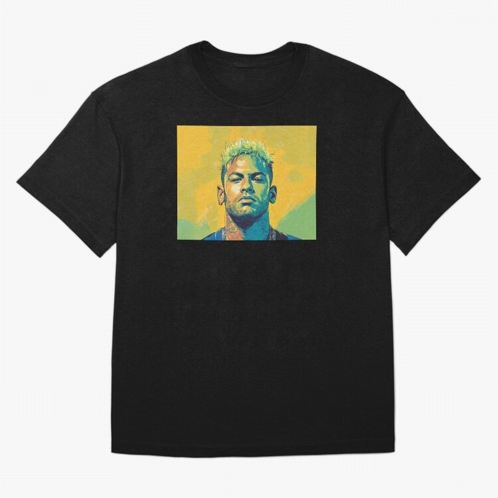 Neymar Brazil Captain Classic T-Shirt Discover Global Football Passion for FIFA World Cup 2026 Group Stage, Centered on Neymar, Haaland and Cristiano Ronaldo, Argentina, Match Day Excitement, Supporter Culture, Golden Goals and Global Football