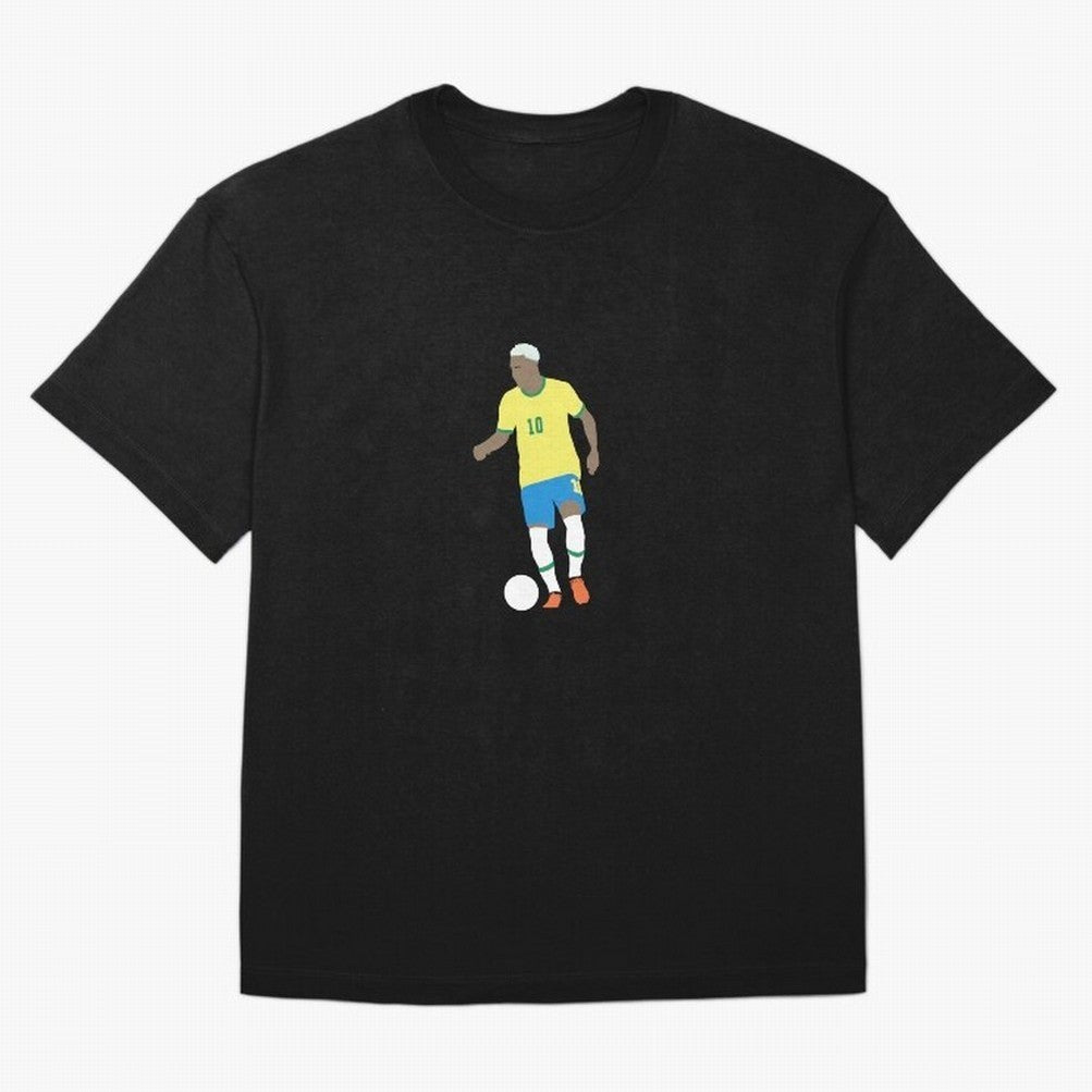 Neymar - Brazil Classic T-Shirt Represent the Passion of Match Day Hype around FIFA World Cup 2026 USA Canada Mexico, CR7, England, Retro Football Energy, Iconic Rivalries, Trophy Chase Drama and Stadium Atmosphere; Ideal for Football Dads,