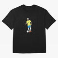 Neymar - Brazil Classic T-Shirt Represent the Passion of Match Day Hype around FIFA World Cup 2026 USA Canada Mexico, CR7, England, Retro Football Energy, Iconic Rivalries, Trophy Chase Drama and Stadium Atmosphere; Ideal for Football Dads,