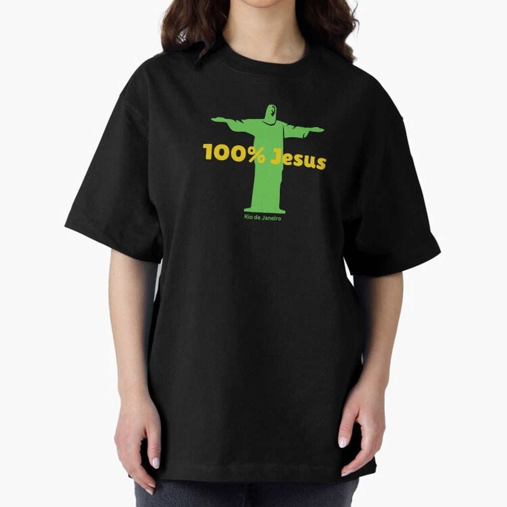 100% Jesus Christ the Redeemer Christian Brazilian Classic T-Shirt Make Every Kick Count in Match Day Hype around FIFA World Cup 2026, Messi, Neymar and Mbappe, France, Worldwide Fan Energy, Dramatic Goals, Stadium Lights and Championship