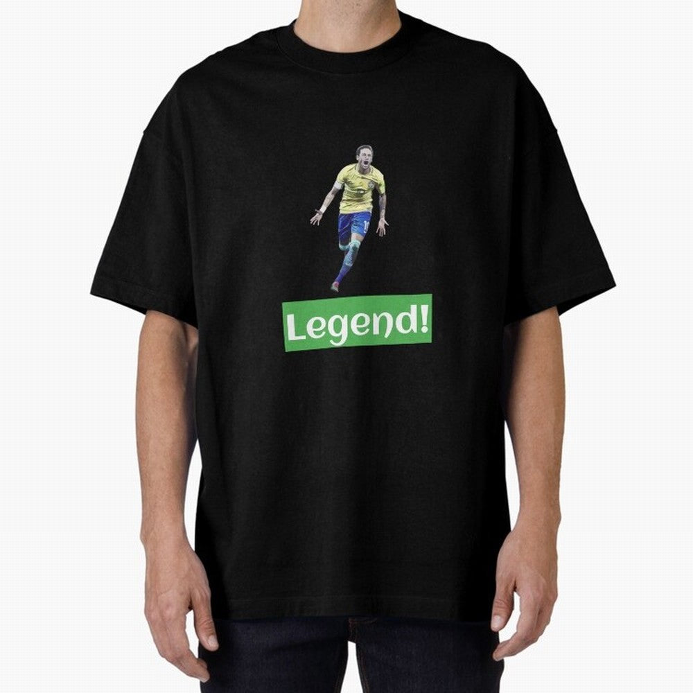 neymar art - neymar illustration T Shirt Oversized T-Shirt Bring a Vintage Feel to Match Day Hype around FIFA World Cup 2026 Group Stage, Haaland, England, Stadium Chants, National Pride, Trophy Dreams and Unforgettable Football Memories; Ideal for