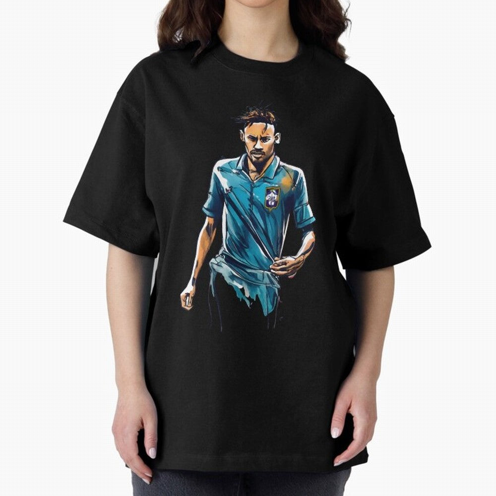 Neymar Jr watercolor drawing Classic T-Shirt Bring Match Day Fire to the FIFA World Cup 2026 Group Stage Journey through CR7 Highlights, Argentina Pride, Vintage Soccer Flavor, Modern Football Stars, National Flags and Final Night Emotion; Made for