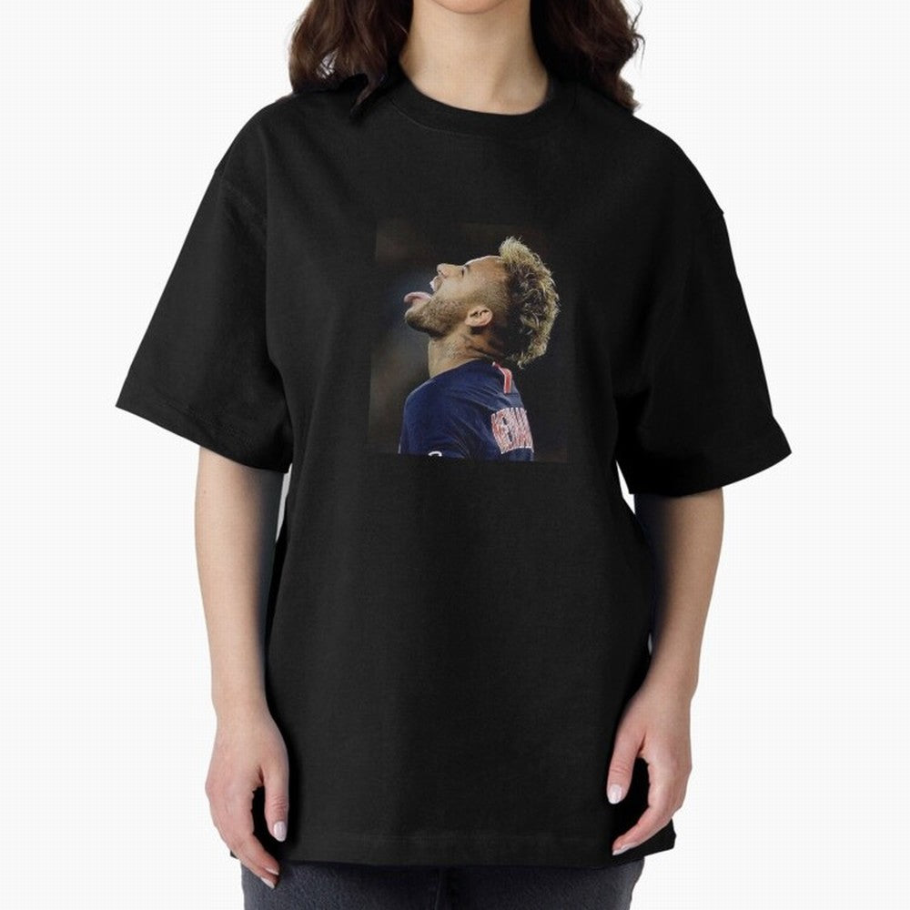 Neymar Jr Oversized T-Shirt Showcase the FIFA World Cup 2026 USA Canada Mexico Journey through Messi Highlights, England and Germany Pride, Soccer Culture, Superstar Moments, National Team Dreams and Competitive Fire; Perfect for Supporters Who