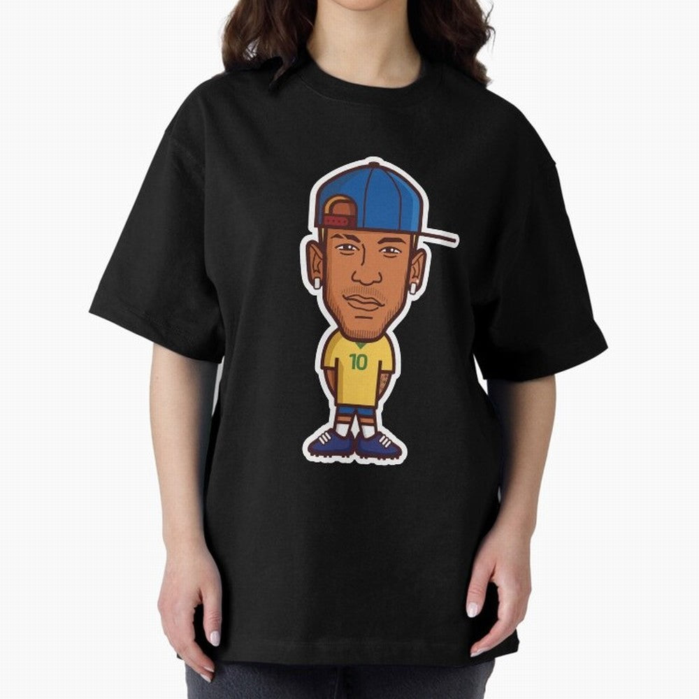 JR Oversized T-Shirt Represent Football Lovers during FIFA World Cup 2026 USA Canada Mexico for Fans of Mbappe and Brazil, Bringing Supporter Pride, Iconic Celebrations, Legendary Names and Global Match Day Energy; Ideal for Football Dads, Football
