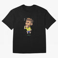 Neymar Brasil Classic T-Shirt Step into Match Day Hype around FIFA World Cup 2026 Group Stage, CR7 and Messi, Spain and Netherlands, Sports Nostalgia, International Competition, Famous Players and Unforgettable Victories; Built for Supporters