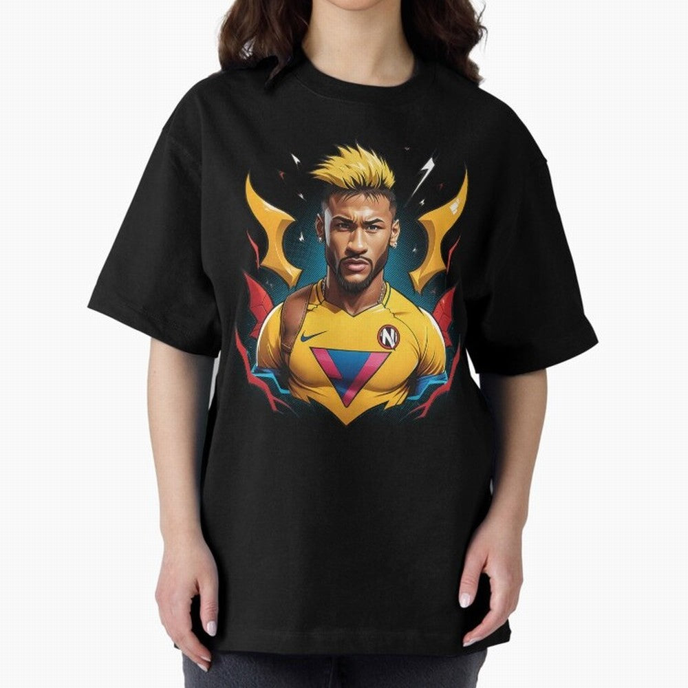 Neymar Jr illustration Classic T-Shirt Celebrate Golden Goal Energy in FIFA World Cup 2026 Group Stage Centered on Messi, CR7 and Mbappe, France and Portugal Energy, Retro Football Energy, Iconic Rivalries, Trophy Chase Drama and Stadium