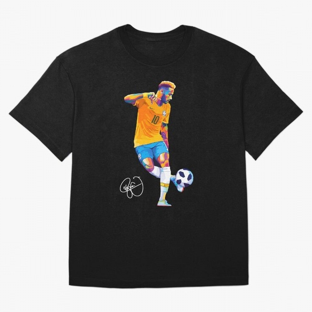 Neymar Jr Footballer Wpap Art Classic T-Shirt Bring Champion Energy into FIFA World Cup 2026 USA Canada Mexico for Fans of Messi and Cristiano Ronaldo and England, France and Netherlands, Bringing Championship Spirit, Famous Goals, Roaring Crowds