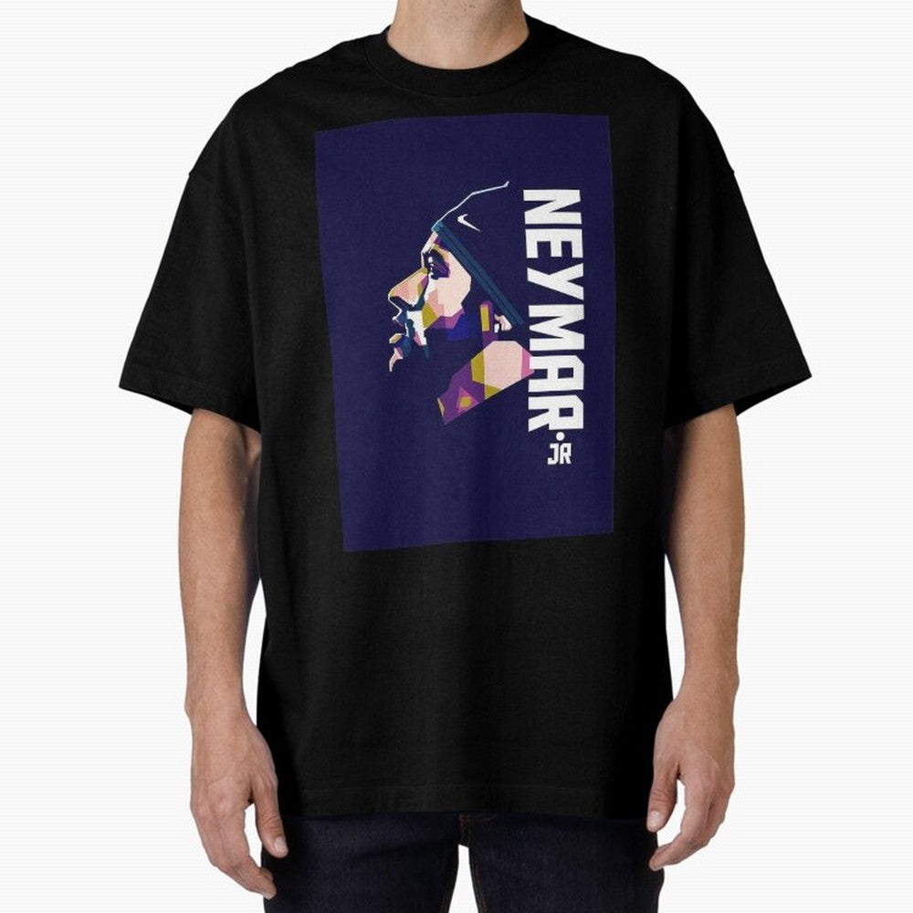 Neymar Jr Art Print Navy Classic T-Shirt Feel the Heartbeat of FIFA World Cup 2026 for Fans of Cristiano Ronaldo, Haaland and CR7 and Argentina, France and Brazil, Bringing Match Day Excitement, Supporter Culture, Golden Goals and Global Football