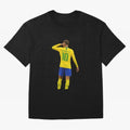 Neymar Jr. - Brazilian Greatness Classic T-Shirt Bring a Vintage Feel to Global Football Passion for FIFA World Cup 2026 Group Stage, Centered on Mbappe and Neymar, Spain, Football Festival Excitement, Trophy Ambitions, Country Rivalries and Star