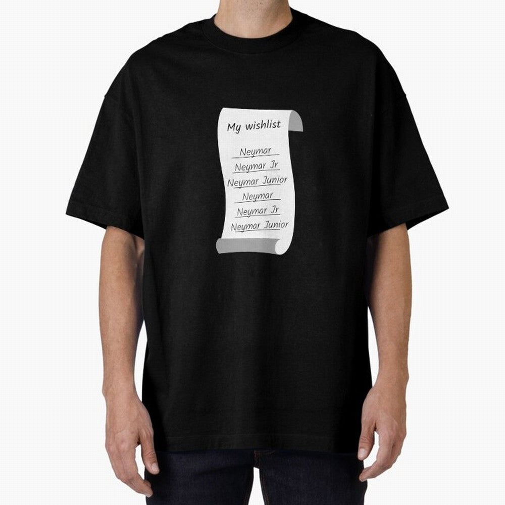 My Wishlist Neymar Jr Neymar Neymar Junior Oversized T-Shirt Follow the Final Road of Global Football Passion for FIFA World Cup 2026 Group Stage, Capturing CR7, Brazil, Portugal and Argentina, Football History, Final Match Energy, Crowd Noise and