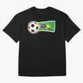 BRAZIL - BRAZILIAN FOOTBALL STICKER Classic T-Shirt Fuel Your Fan Pride for FIFA World Cup 2026 Group Stage Spirit, with France, Messi, Football History, Final Match Energy, Crowd Noise and Once in a Lifetime Moments; Created for Match Day Parties,
