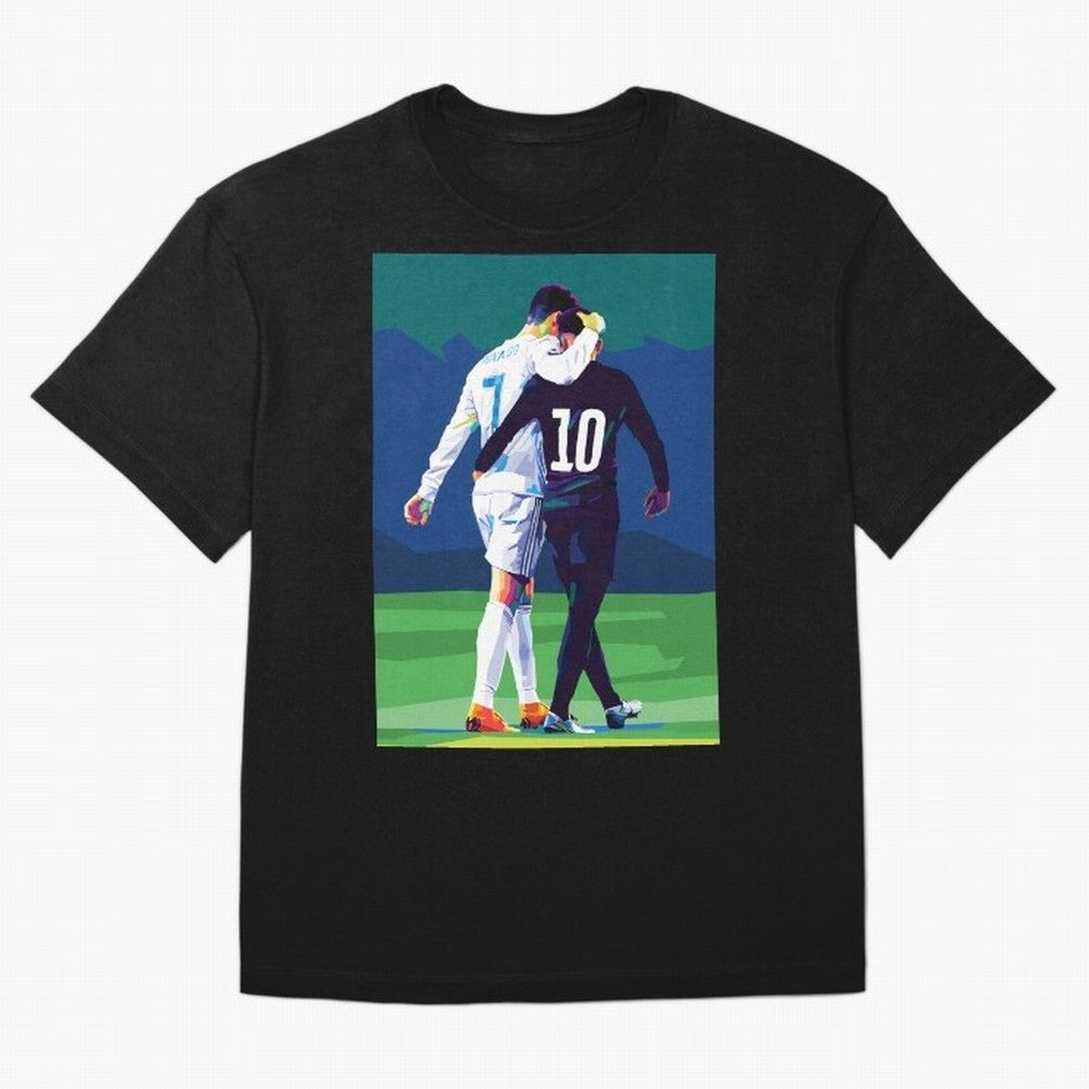 Ronaldo x Neymar Wpap Art Classic T-Shirt Elevate Match Day Hype around FIFA World Cup 2026, CR7, England and Germany, Supporter Pride, Iconic Celebrations, Legendary Names and Global Match Day Energy; Built for Supporters Chasing Trophy Dreams,