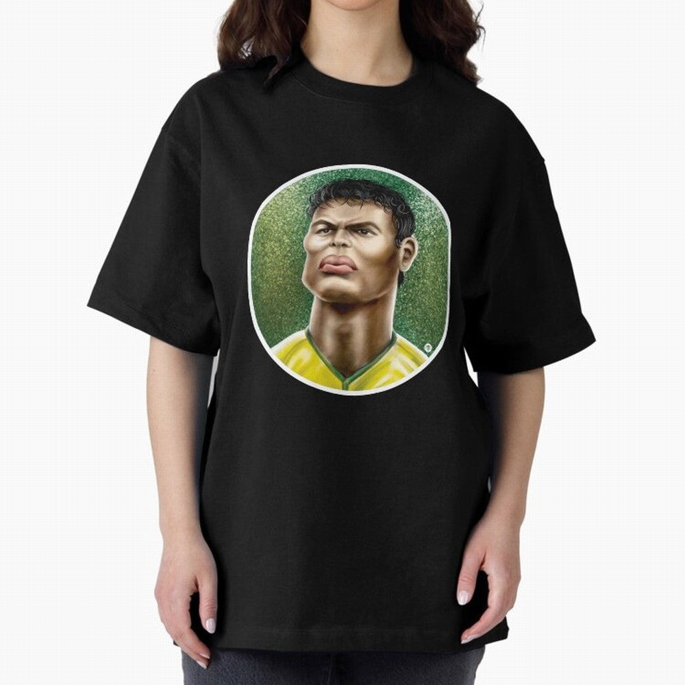 Footballicature : Thiago Silva Classic T-Shirt Stand Out with Spirit from Global Football Passion for FIFA World Cup 2026 USA Canada Mexico, Celebrating Mbappe, Netherlands, Tournament Hype, Historic Matchups, Family Viewing Parties and Global