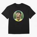 Footballicature : Thiago Silva Classic T-Shirt Stand Out with Spirit from Global Football Passion for FIFA World Cup 2026 USA Canada Mexico, Celebrating Mbappe, Netherlands, Tournament Hype, Historic Matchups, Family Viewing Parties and Global