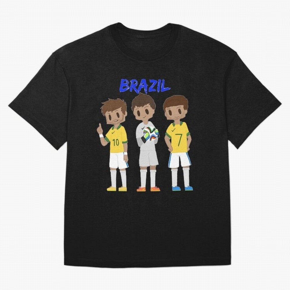 Brazil Essential T-Shirt Support the FIFA World Cup 2026 Group Stage Journey through CR7 and Messi Highlights, England Pride, Sports Nostalgia, International Competition, Famous Players and Unforgettable Victories; Ideal for Football Dads, Football