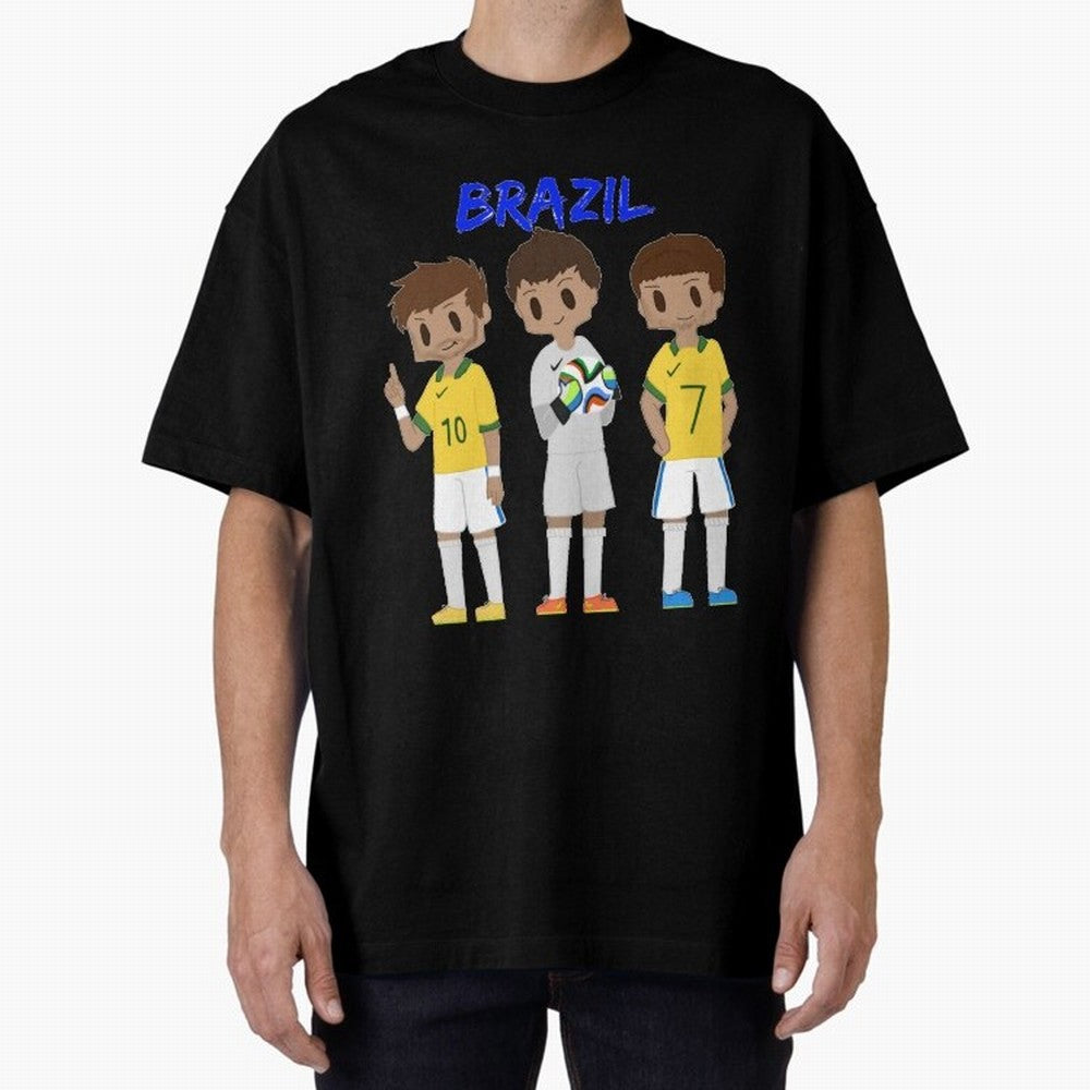Brazil Essential T-Shirt Support the FIFA World Cup 2026 Group Stage Journey through CR7 and Messi Highlights, England Pride, Sports Nostalgia, International Competition, Famous Players and Unforgettable Victories; Ideal for Football Dads, Football