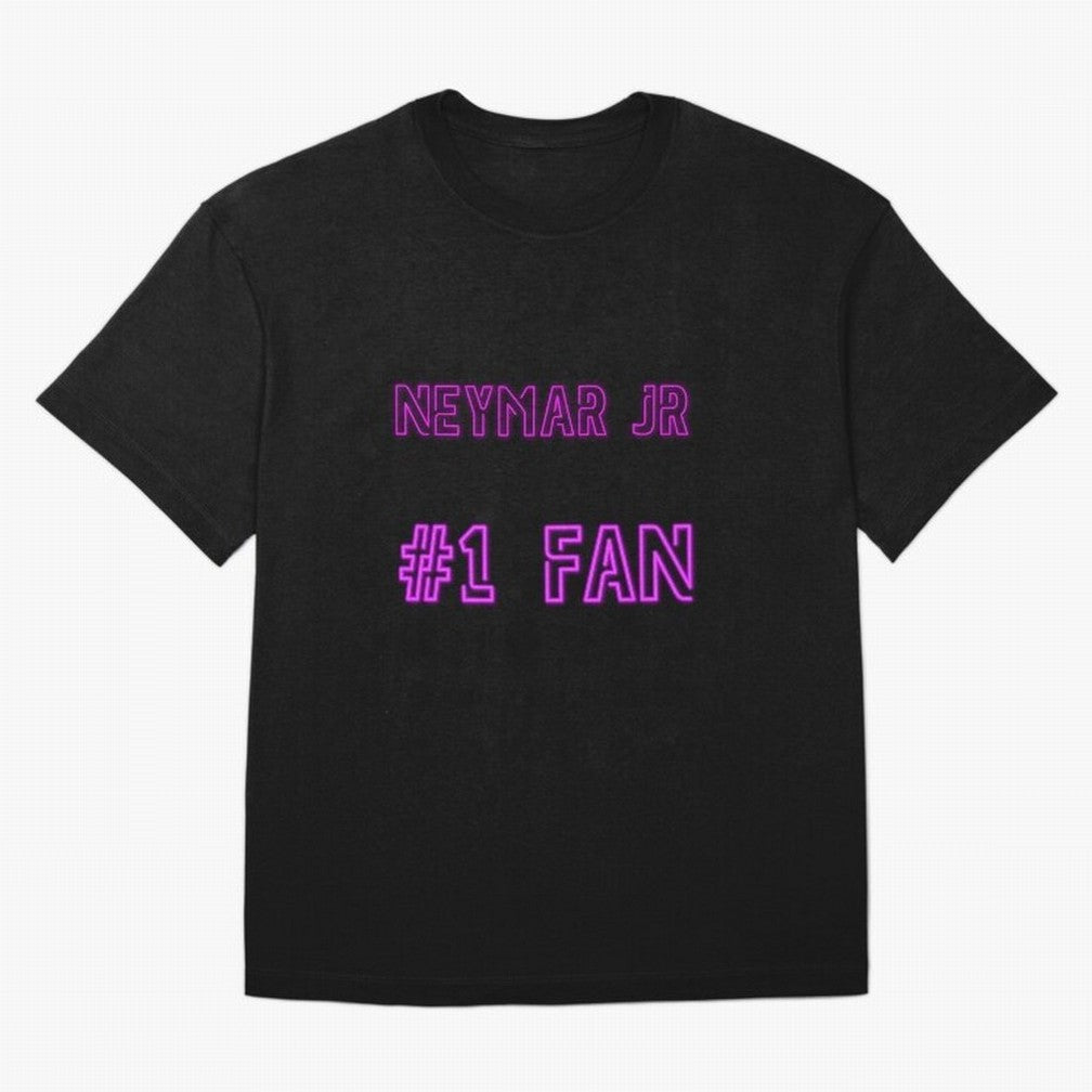 Neymar Jr #1 fan Oversized T-Shirt Carry the Colors and Pride of Match Day Hype around FIFA World Cup 2026 USA Canada Mexico, Messi, Neymar and Mbappe, Portugal, Championship Spirit, Famous Goals, Roaring Crowds and International Football Unity;