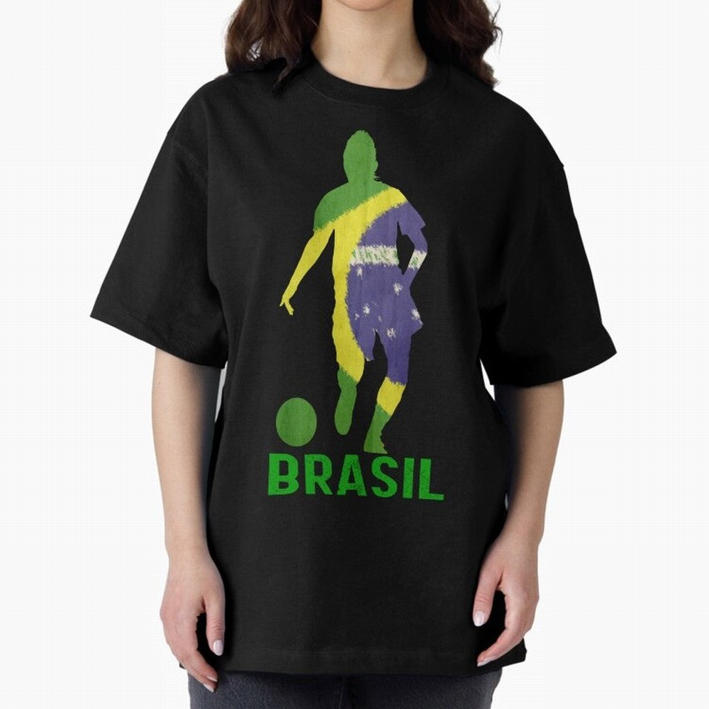 Brasil Essential T-Shirt Celebrate the Stars of the FIFA World Cup 2026 Journey through Neymar, Haaland and Cristiano Ronaldo Highlights, Brazil Pride, Stadium Memories, Football Loyalty, International Chants and Championship Tradition; Built for