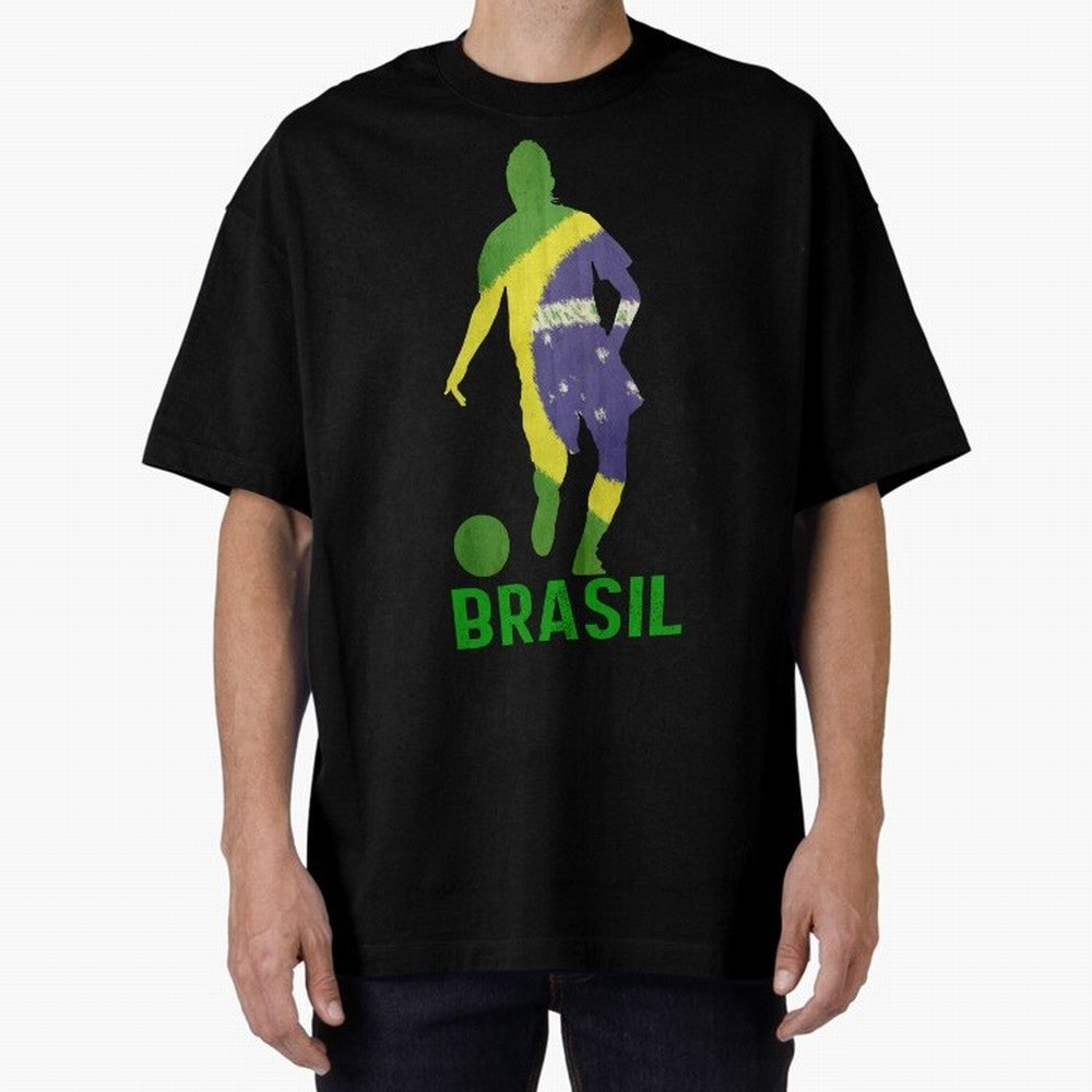 Brasil Essential T-Shirt Celebrate the Stars of the FIFA World Cup 2026 Journey through Neymar, Haaland and Cristiano Ronaldo Highlights, Brazil Pride, Stadium Memories, Football Loyalty, International Chants and Championship Tradition; Built for