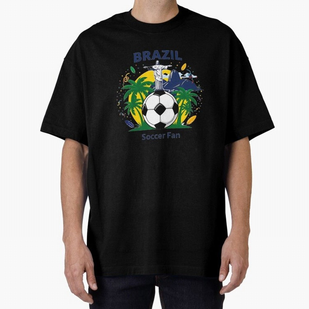 Brazil Soccer Fan T-shirt Classic T-Shirt Celebrate Every Goal in FIFA World Cup 2026 Spirit, Capturing France and Portugal, Mbappe and Neymar, Tournament Hype, Historic Matchups, Family Viewing Parties and Global Sports Pride; Made for Die Hard