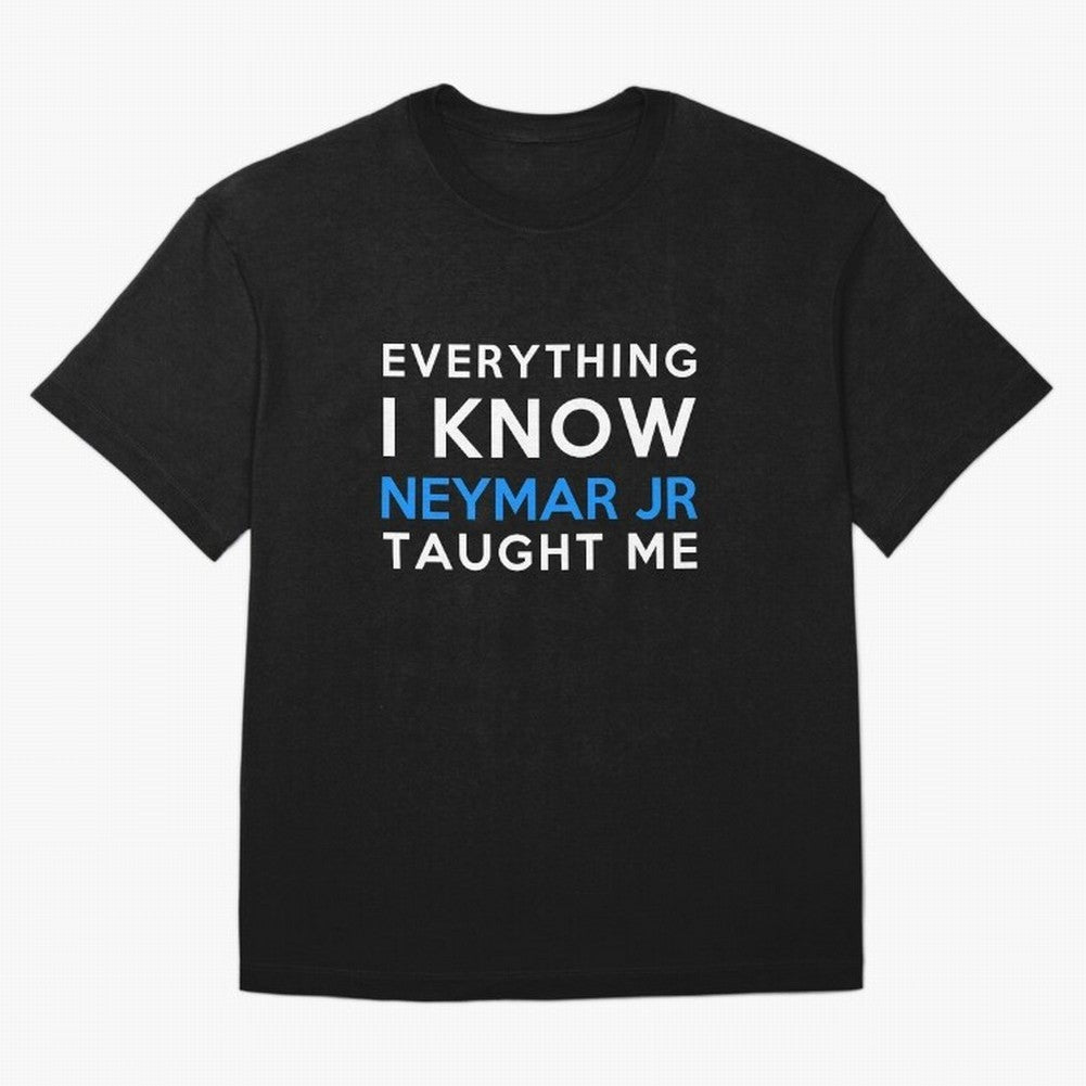 Everything i know - Neymar Jr Oversized T-Shirt Keep the Legacy of FIFA World Cup 2026 with Haaland and Mbappe, Brazil, Portugal and Argentina Energy, Goal Celebration Energy, Supporter Heritage, Football Icons and Worldwide Tournament Joy; Created