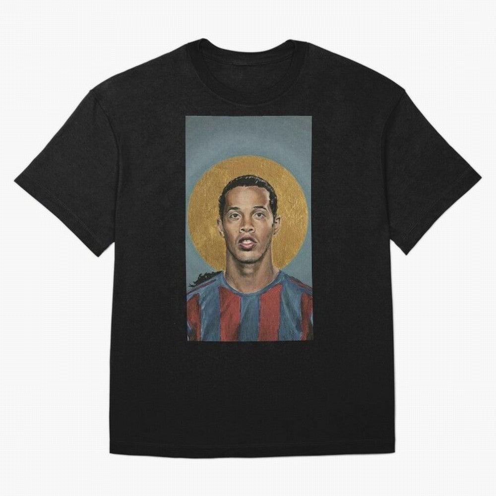 ronaldinho Oversized T-Shirt Celebrate Rivalries and Pride in FIFA World Cup 2026 USA Canada Mexico Spirit, Connected to England, France and Netherlands, Mbappe, Football Passion, Legendary Performances, Festival Vibes and Supporter Community;