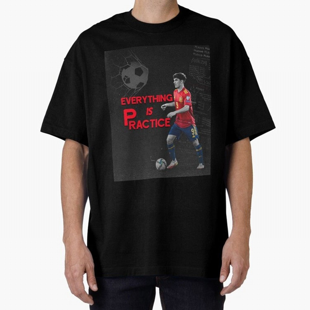 Pablo Gavi Oversized T-Shirt Bring Supporter Culture to Match Day Hype around FIFA World Cup 2026, Haaland and Mbappe, Argentina, Classic Soccer Heritage, Championship Pressure, Fan Loyalty and International Pride; Great for Supporters Who Love