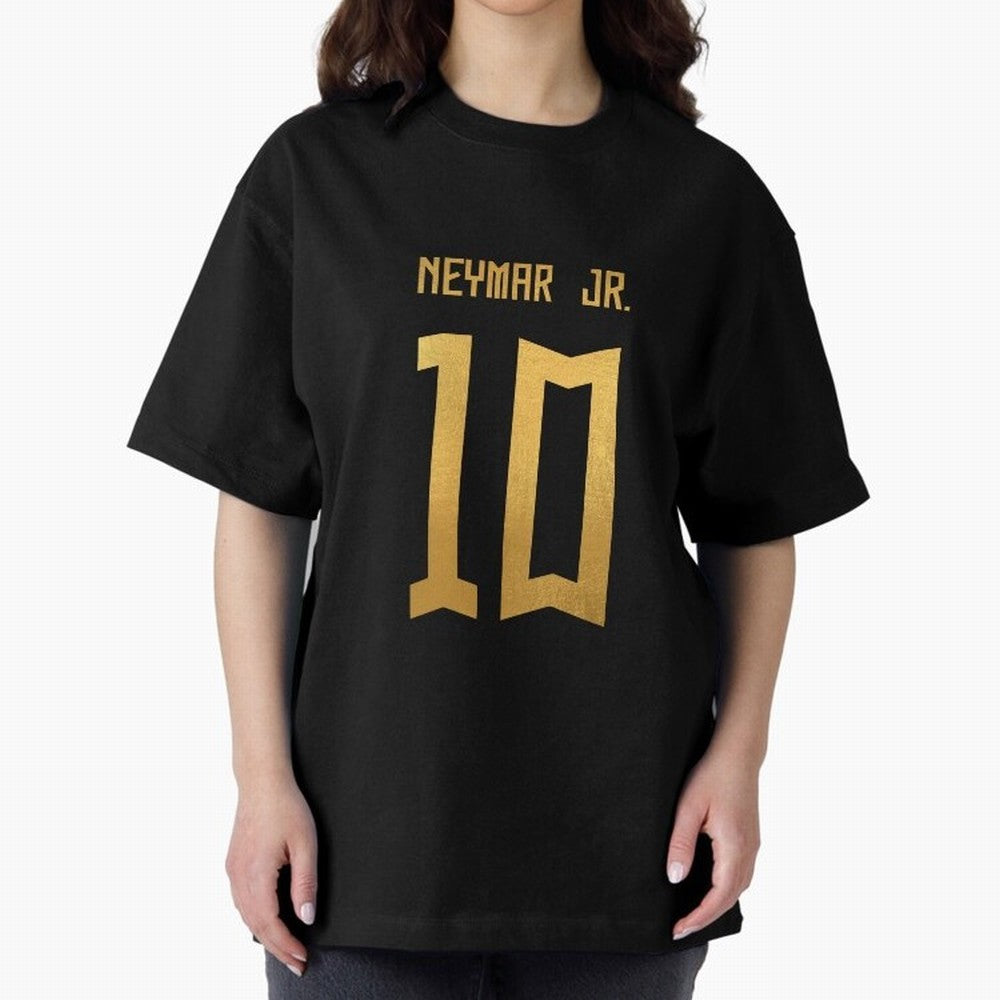 Copy of Neymar Jr Brazil Jersey 2023 Oversized T-Shirt Bring a Vintage Feel to FIFA World Cup 2026 Group Stage Inspired by Messi and Cristiano Ronaldo, Argentina Energy, Football Festival Excitement, Trophy Ambitions, Country Rivalries and Star