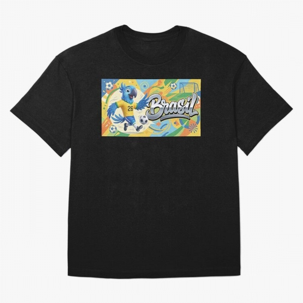 World Cup 2026 Brazil Soccer Team Fan Art Classic T-Shirt Experience the Global Stage of FIFA World Cup 2026 USA Canada Mexico Capturing Neymar, Portugal Energy, Football History, Final Match Energy, Crowd Noise and Once in a Lifetime Moments;
