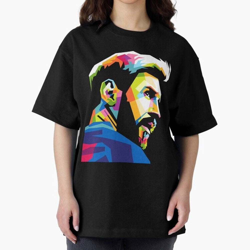 Wpap Leo Messi Graphic Oversized T-Shirt Celebrate Every Goal in FIFA World Cup 2026 USA Canada Mexico Spirit, Inspired by Argentina and Brazil, Mbappe, Football History, Final Match Energy, Crowd Noise and Once in a Lifetime Moments; Great for
