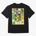 Neymar Jr Brazil World Cup Poster, Soccer Football Wall Art Print Decor Premium T-Shirt Mark FIFA World Cup 2026 Group Stage Spirit, Connected to Brazil, Portugal and Argentina, Mbappe and Neymar, Classic Soccer Heritage, Championship Pressure, Fan