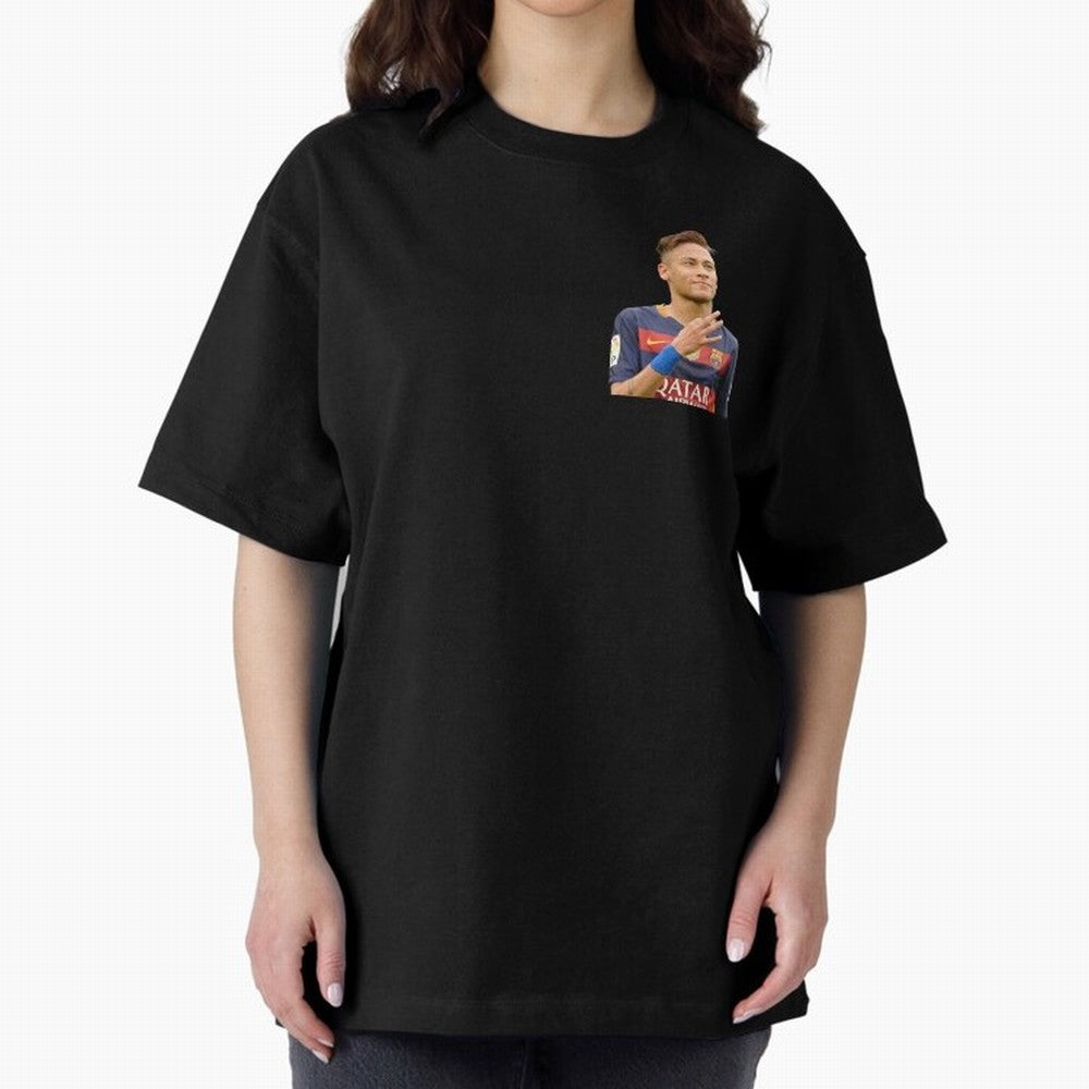 Neymar Oversized T-Shirt Honor Match Day Hype around FIFA World Cup 2026 Group Stage, Haaland and Mbappe, England and Germany, Global Supporter Spirit, Legendary Goals, National Colors and Tournament Celebration; Ideal for Football Dads, Football