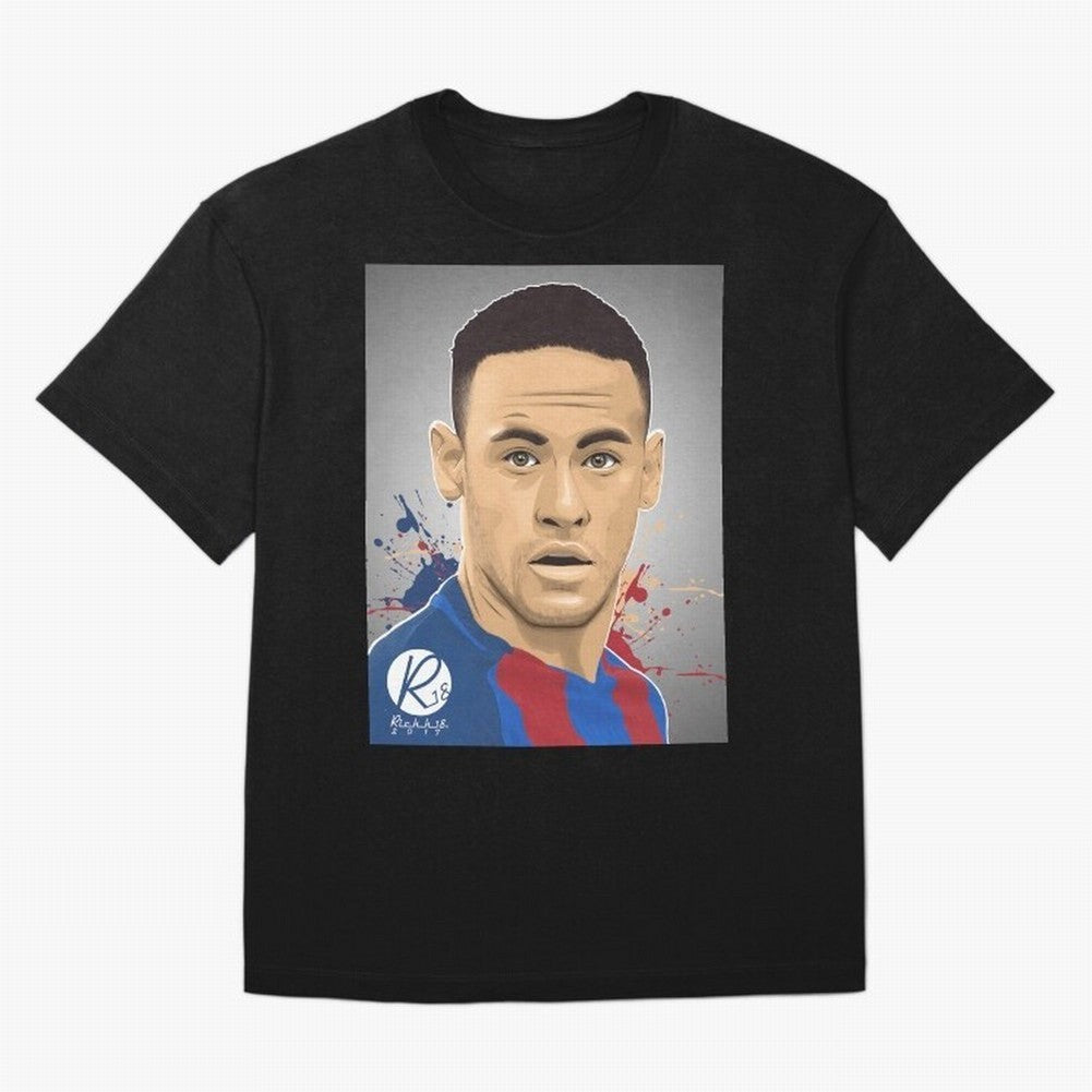 NEYMAR Oversized T-Shirt Treasure Match Day Hype around FIFA World Cup 2026 Group Stage, CR7 and Messi, England, Championship Spirit, Famous Goals, Roaring Crowds and International Football Unity; Ideal for Fans Who Follow Messi, Cristiano Ronaldo,