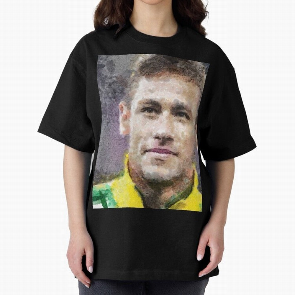 Neymar Oversized T-Shirt Follow Every Goal of the FIFA World Cup 2026 Journey through Messi and Cristiano Ronaldo Highlights, England and Germany Pride, Champion Mindset, Group Stage Buzz, Knockout Tension and Passionate Fan Culture; Ideal for