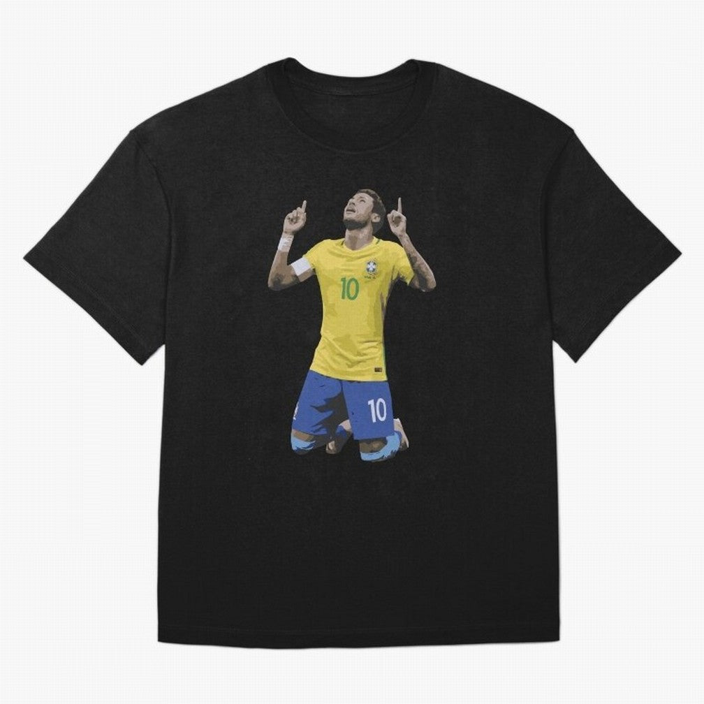 Neymar Brazil Celebration Sticker Essential T-Shirt Honor the Football Icons of FIFA World Cup 2026 USA Canada Mexico Spirit, Connected to Portugal, Spain and Germany, Mbappe and Neymar, Football Festival Excitement, Trophy Ambitions, Country