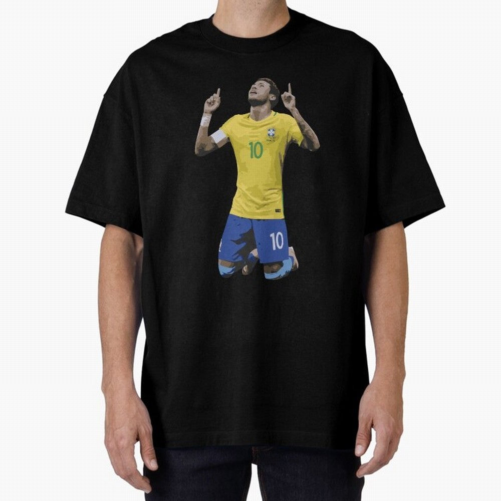 Neymar Brazil Celebration Sticker Essential T-Shirt Honor the Football Icons of FIFA World Cup 2026 USA Canada Mexico Spirit, Connected to Portugal, Spain and Germany, Mbappe and Neymar, Football Festival Excitement, Trophy Ambitions, Country