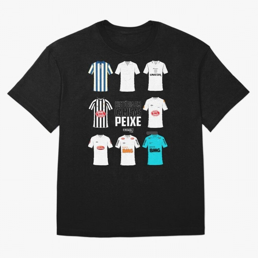 History in Shirts - Santos Classic T-Shirt Unlock Global Football Passion for FIFA World Cup 2026 Group Stage, Highlighting CR7 and Messi, France and Portugal, Classic Soccer Heritage, Championship Pressure, Fan Loyalty and International Pride;