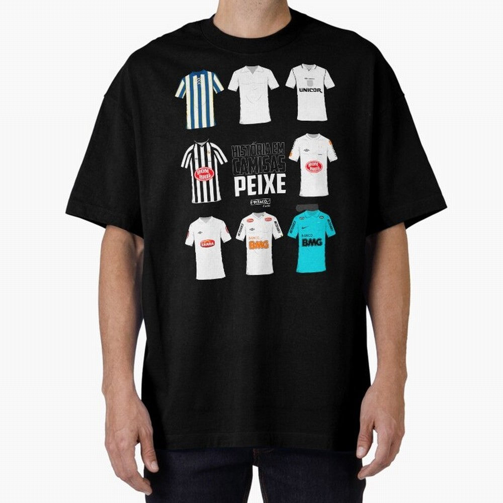 History in Shirts - Santos Classic T-Shirt Unlock Global Football Passion for FIFA World Cup 2026 Group Stage, Highlighting CR7 and Messi, France and Portugal, Classic Soccer Heritage, Championship Pressure, Fan Loyalty and International Pride;