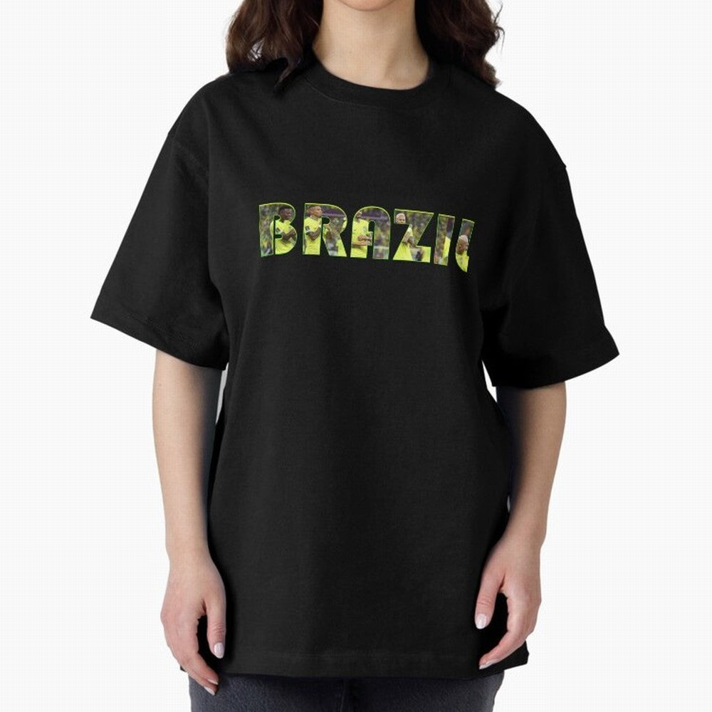 Brazil World Cup T shirt & Stickers Classic T-Shirt Join Supporters Worldwide for FIFA World Cup 2026 Centered on Messi, Argentina and Brazil Energy, Retro Football Energy, Iconic Rivalries, Trophy Chase Drama and Stadium Atmosphere; Ideal for