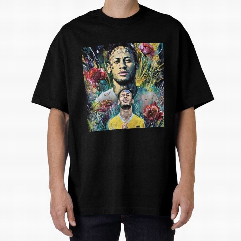 Double Neymar Classic T-Shirt Bring Bold Fan Energy to Global Football Passion for FIFA World Cup 2026 USA Canada Mexico, Made for Haaland, England, Football Passion, Legendary Performances, Festival Vibes and Supporter Community; Created for Match