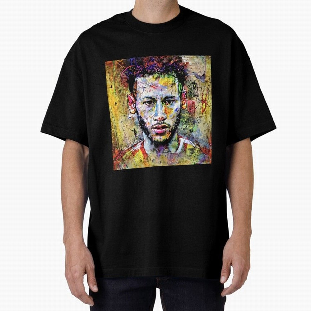 Impression on Neymar Classic T-Shirt Follow the Road to the FIFA World Cup 2026 Journey through Messi and Cristiano Ronaldo Highlights, France and Portugal Pride, Worldwide Fan Energy, Dramatic Goals, Stadium Lights and Championship Celebrations;