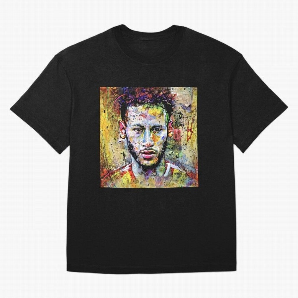 Impression on Neymar Classic T-Shirt Follow the Road to the FIFA World Cup 2026 Journey through Messi and Cristiano Ronaldo Highlights, France and Portugal Pride, Worldwide Fan Energy, Dramatic Goals, Stadium Lights and Championship Celebrations;