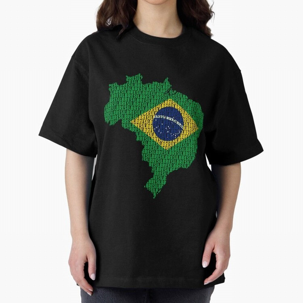 Map of Brazil (Brazil) Classic T-Shirt Celebrate Classic Football Spirit in FIFA World Cup 2026 USA Canada Mexico Spirit, Made for Brazil, Portugal and Argentina, Cristiano Ronaldo, Haaland and CR7, Worldwide Fan Energy, Dramatic Goals, Stadium